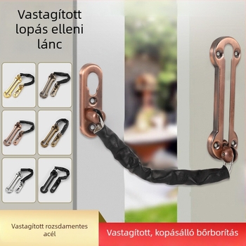 Rozsdamentes acél ajtólánc, anti-theft, modell Thickening, felületkezelés: drótosítás/bevonat, stílus: modern minimalizmus