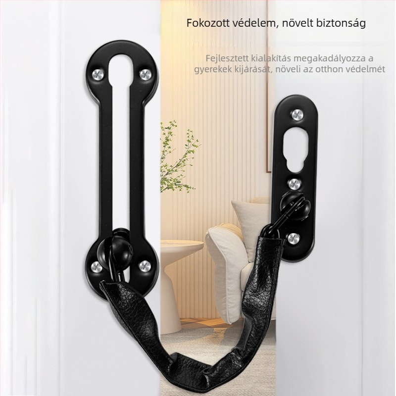 Rozsdamentes acél ajtólánc, anti-theft, modell Thickening, felületkezelés: drótosítás/bevonat, stílus: modern minimalizmus