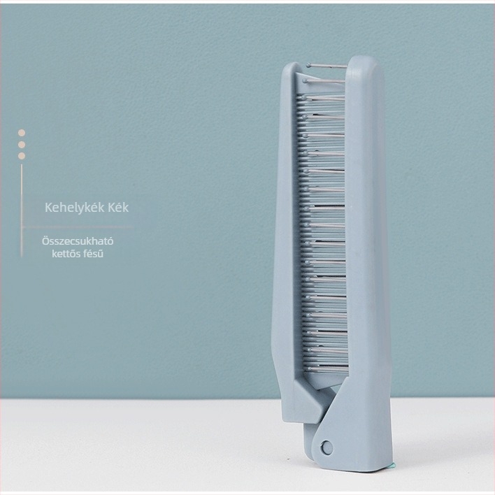 Pengyi hajtogatható sűrűfogú fésű – gyanta, Termékkód HPL, hordozható otthonra és utazáshoz