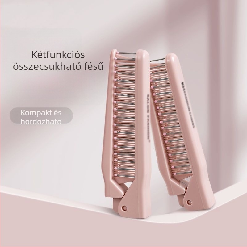 Pengyi hajtogatható sűrűfogú fésű – gyanta, Termékkód HPL, hordozható otthonra és utazáshoz