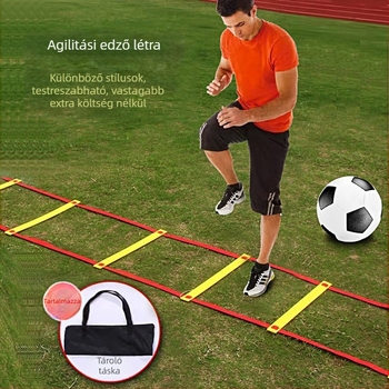 Agilis létra edzéshez – PP anyag, testreszabható feldolgozás, edzősegéd futballhoz