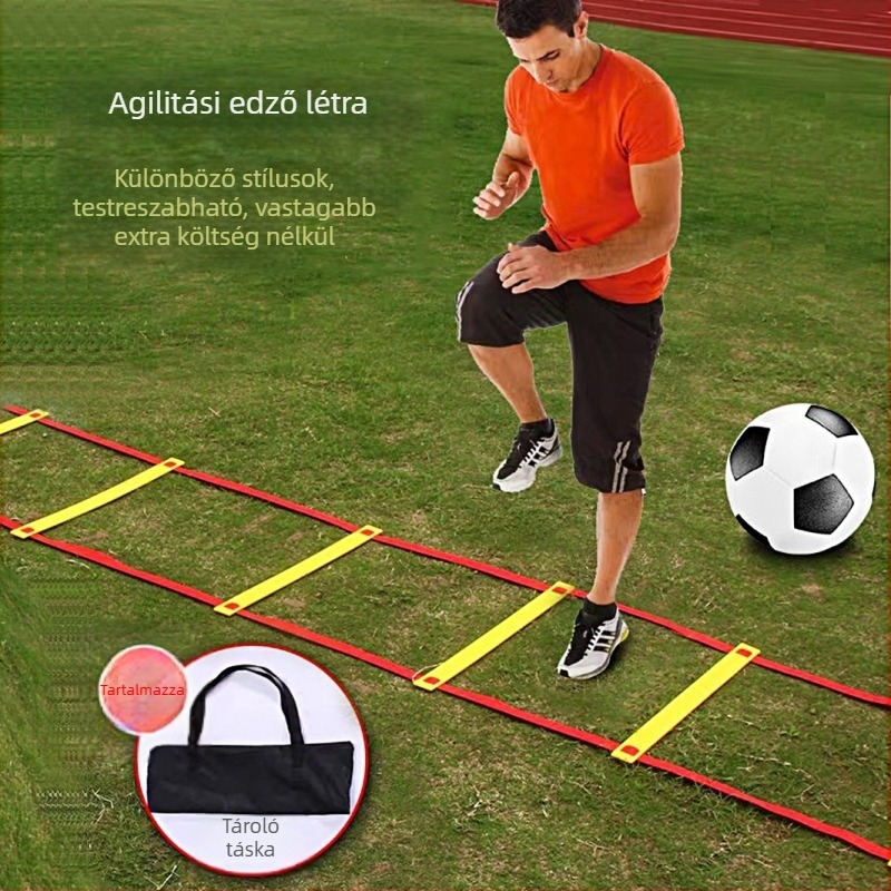 Agilis létra edzéshez – PP anyag, testreszabható feldolgozás, edzősegéd futballhoz