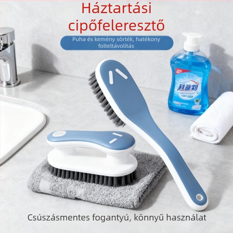 Otthoni többfunkciós cipőtisztító kefe puha nylon sörtékkel, fertőtlenítés, etnikus stílus, Friendly márka