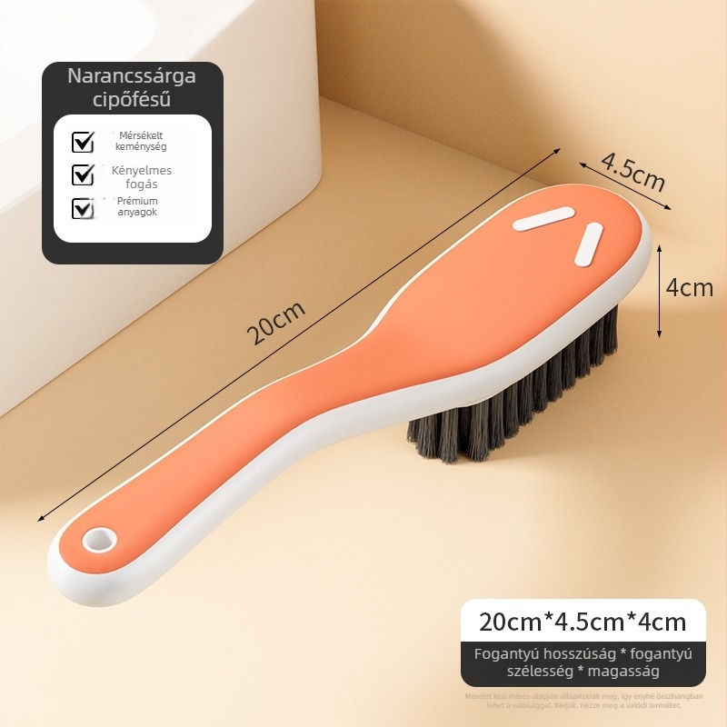 Otthoni többfunkciós cipőtisztító kefe puha nylon sörtékkel, fertőtlenítés, etnikus stílus, Friendly márka