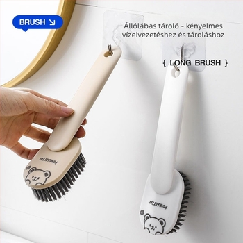 Cipőecset hosszú nyéllel a dezinficáláshoz, PET+PP anyagból, Brocade products márka, modern egyszerű stílus.