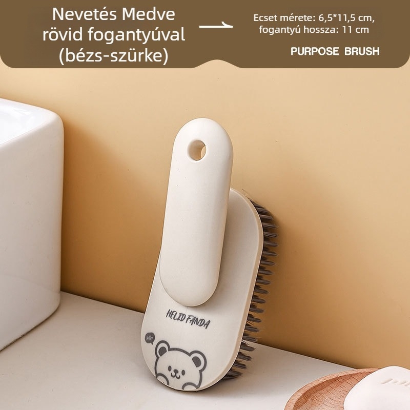 Cipőecset hosszú nyéllel a dezinficáláshoz, PET+PP anyagból, Brocade products márka, modern egyszerű stílus.