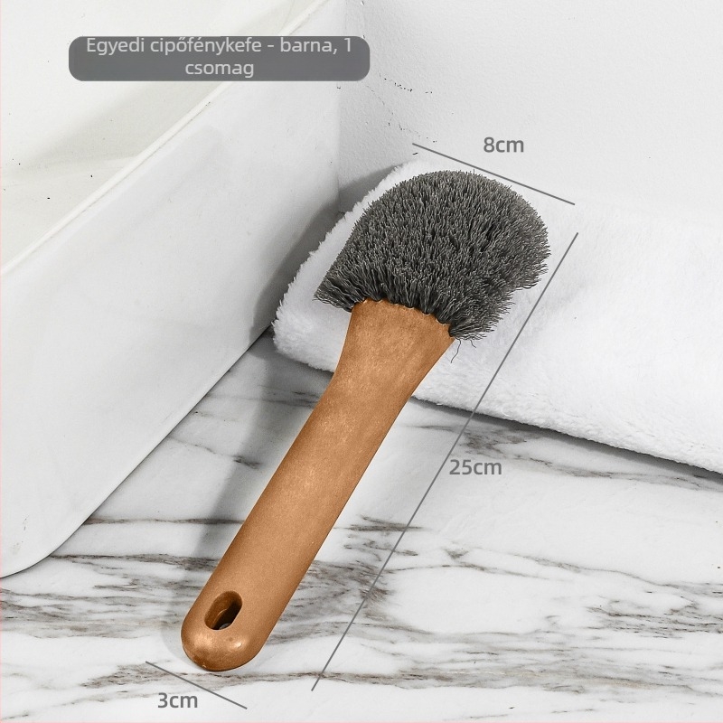 Kétféle sörtéjű cipőtisztító kefe a dezinfekáláshoz, modern és minimalist design (Származás: Zhejiang, Jinhua; Feldolgozás és testreszabás: Igen)