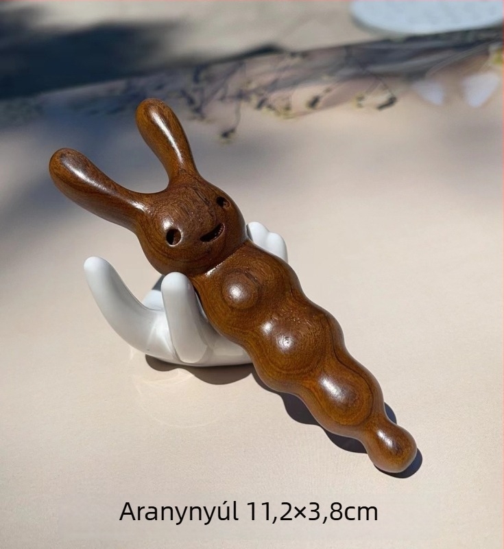 Kyoto yaqi fa ovális masszázs fésű, 2 cm vastagság