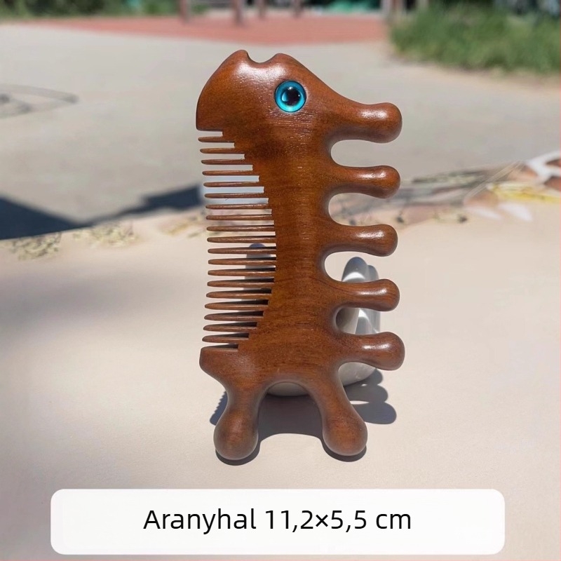 Kyoto yaqi fa ovális masszázs fésű, 2 cm vastagság