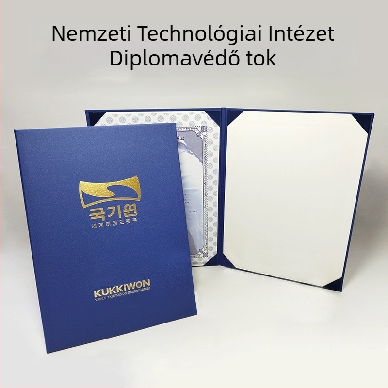 Youzhe 5k Papír Kártya – Taekwondo Rangvédő Burkolat Forró Nyomtatással a Fekete Öv Elismerő Oklevélhez