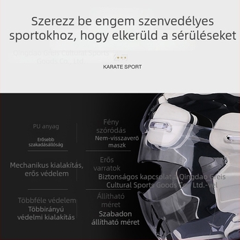 Grace Karate és Taekwondo fejvédő felnőtteknek — CR lemez, formázva buborék infiltrációs folyamat által, fejvédő edzéshez