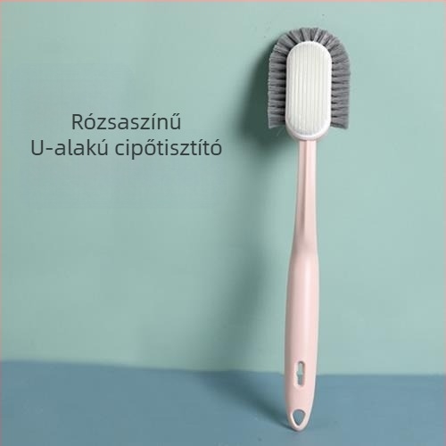 Hosszú nyeletű cipőecset – puha sörtékkel, ápolás, dezinficáció, kopásállóság, modern minimál stílus