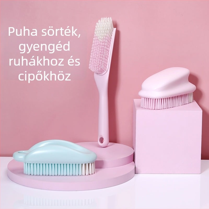 Cipőtisztító kefe – Puha sörtéjű, gyengéd a cipőknek, Többfunkciós tisztító kefe cipőkhöz és ruhákhoz, Műanyag kivitel, 144 darabos csomag