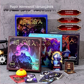 Werewolf kártyajáték — multiplayer deduktív társasjáték, anyag papír, logikai gondolkodás, 7–14 és 15–35 éveseknek