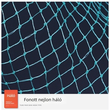 Hurricane nylon szövött hálófej halászati hálóhoz, kis szemek