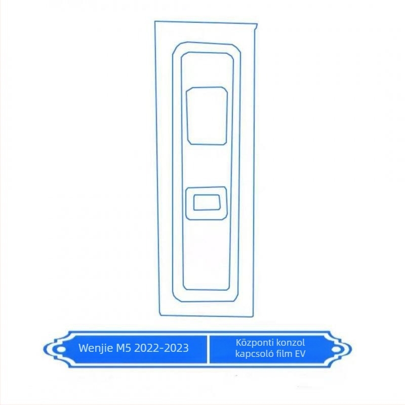 Wenjie M5 központi kezelő- és navigációs képernyőre szánt TPU belső védőfilm (24 modellhez)