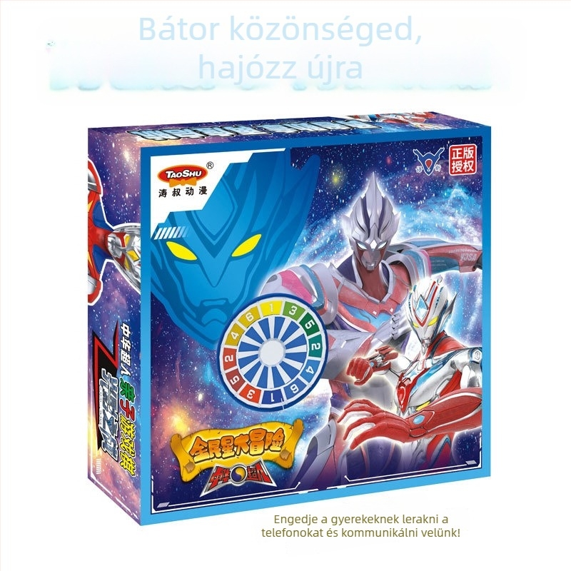 Forgó sakk-puzzle társasjáték hős karakterekkel, beltéri és kültéri használatra; anyag: műanyag és papír; 4–60 éveseknek