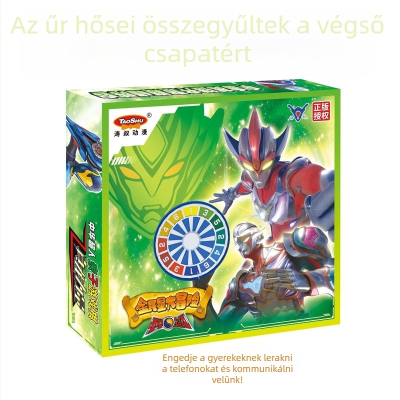 Forgó sakk-puzzle társasjáték hős karakterekkel, beltéri és kültéri használatra; anyag: műanyag és papír; 4–60 éveseknek