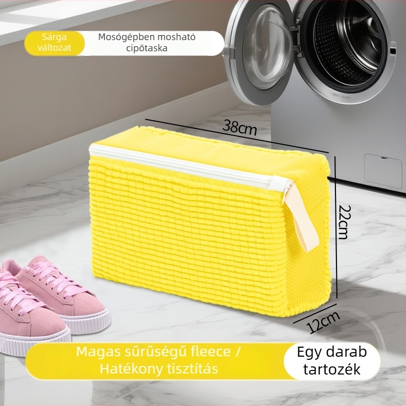 Lu Zhongjie cipőmosó táska — újrahasználható, ápolás és fertőtlenítés, modern egyszerű stílus