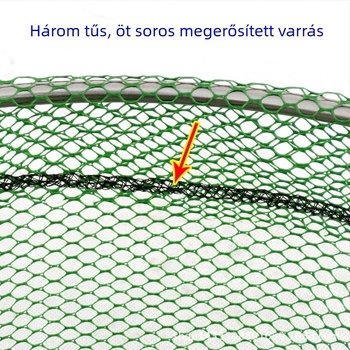 Összecsukható hálófej horgászathoz (Márka: Yu Road Lake; Származás: Kína; Anyag: Gumming)