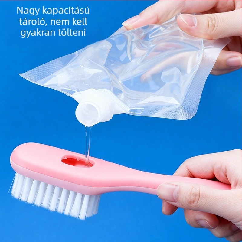Puha sörtéjű cipőtisztító kefe, többfunkciós a fertőtlenítéshez, ABS+PET anyag