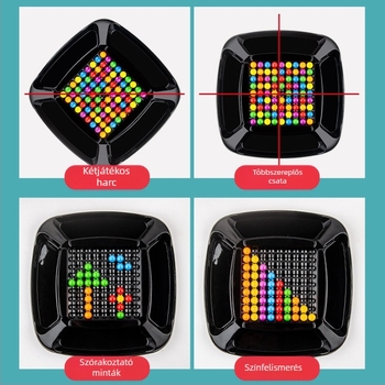 Beltéri oktatási társasjáték gyerekeknek – eliminációs puzzle jellegű játék családi interakcióval, műanyag anyag, 4–14 éveseknek