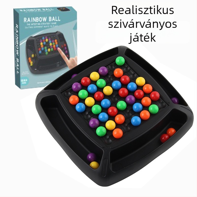 Beltéri oktatási társasjáték gyerekeknek – eliminációs puzzle jellegű játék családi interakcióval, műanyag anyag, 4–14 éveseknek