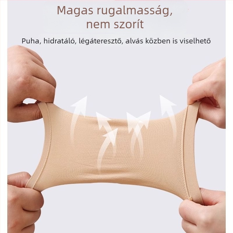 Sarokvédő zokni lábápoláshoz — anti repedés, hidratáló, RC márka, modell B7641, modern minimalista stílus