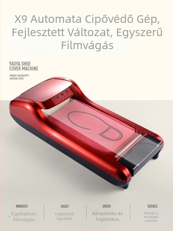 Cipővédő gép — teljesen automata, háztartási használatra, egyszer használatos cipőfólia, intelligens