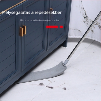 Ágy alatti rések tisztító keféje – kihúzható, többfunkciós tisztító eszköz, műanyag, 270 g