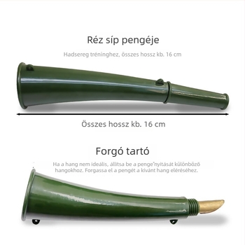 Kültéri síp taktikai képzéshez és túléléshez