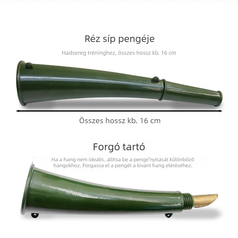 Kültéri síp taktikai képzéshez és túléléshez