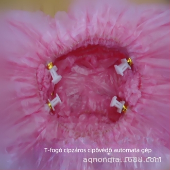 Hongfa Egyszer használatos vízálló cipővédők, T-zárral, 50 csomag