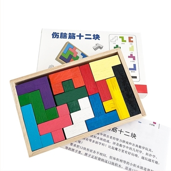 Fa záras kirakós – oktatási játék gyerekeknek 4–6 évesek, márka Qiyi