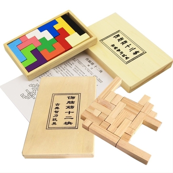 Fa záras kirakós – oktatási játék gyerekeknek 4–6 évesek, márka Qiyi