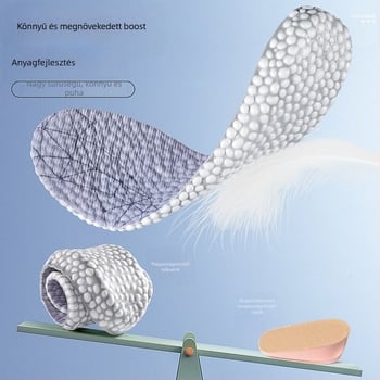 Magasság növelő talpbetét - szövet, teljesen párnázott, láthatatlan, lélegző