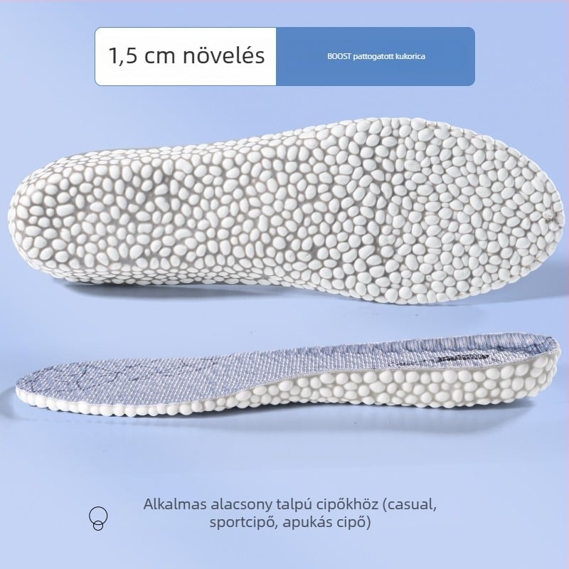 Magasság növelő talpbetét - szövet, teljesen párnázott, láthatatlan, lélegző