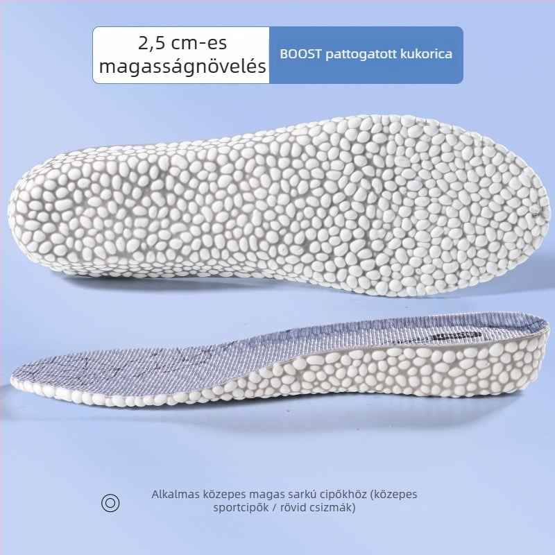 Magasság növelő talpbetét - szövet, teljesen párnázott, láthatatlan, lélegző