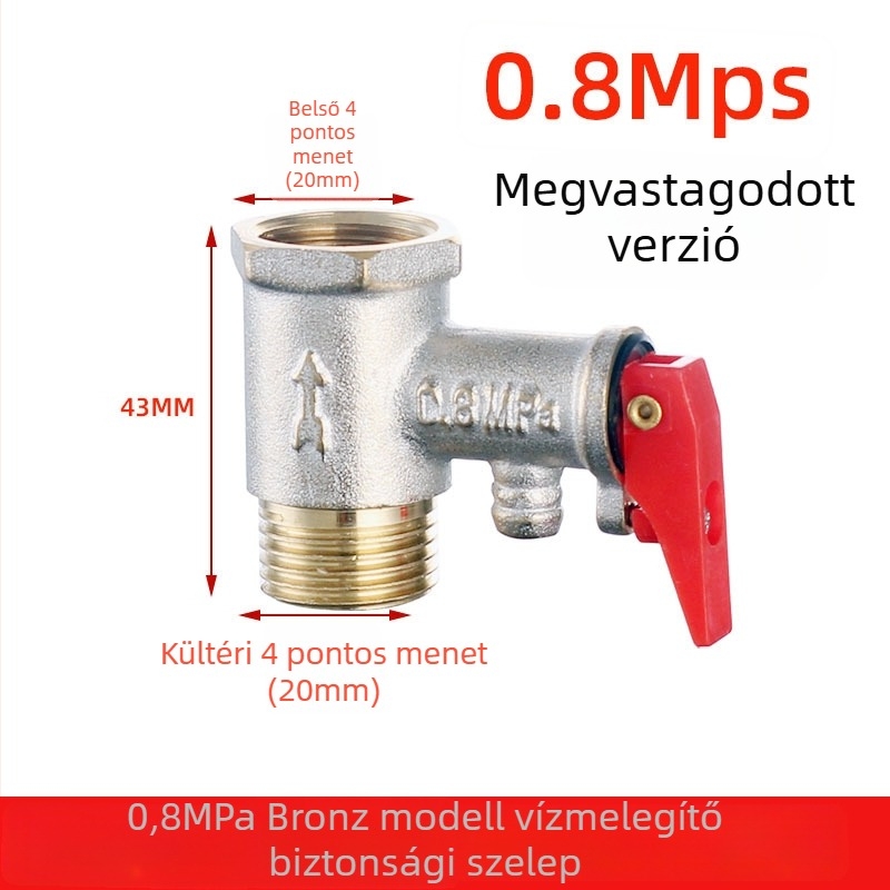 Sárgaréz vízmelegítő nyomáscsökkentő szelep – biztonsági szelep, Shengnan márka