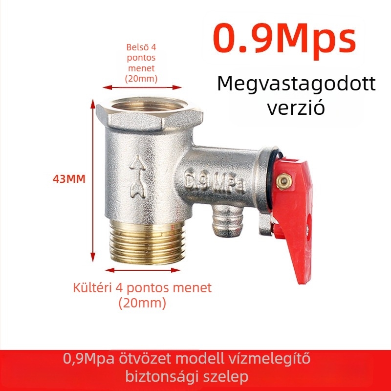 Sárgaréz vízmelegítő nyomáscsökkentő szelep – biztonsági szelep, Shengnan márka