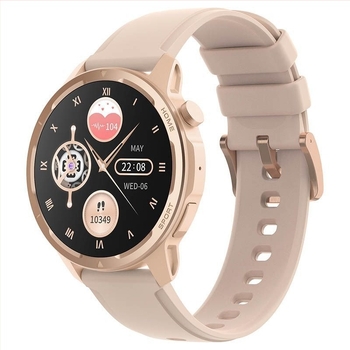 Okosóra kör TFT kijelzővel, pulzus- és vérnyomásmérés, alvásfigyelés, lépésszámláló, Bluetooth