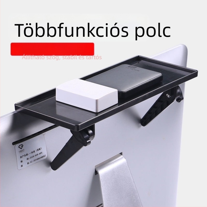 Asztali tartó Set-Top Boxhoz — 1 rétegű műanyag, 100% új anyag, hálószoba és nappali tároláshoz