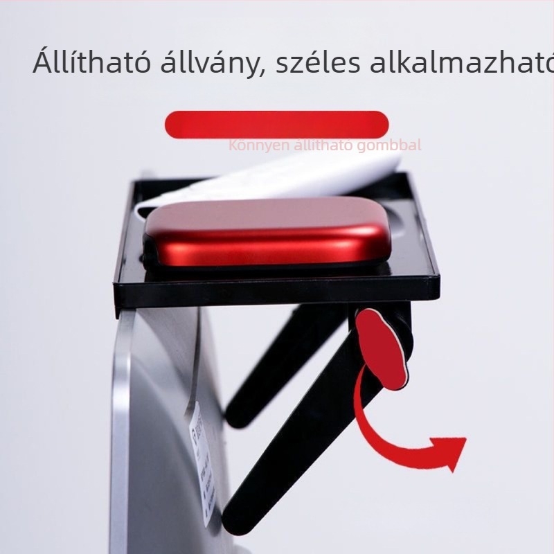 Asztali tartó Set-Top Boxhoz — 1 rétegű műanyag, 100% új anyag, hálószoba és nappali tároláshoz