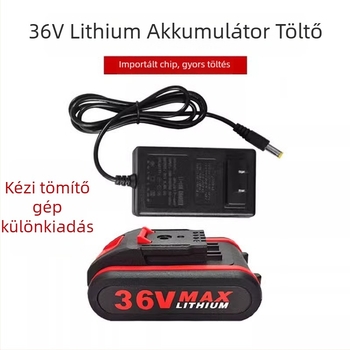 Li-ion akkumulátor töltő (36V/42V) - univerzális Li-ion töltő kézi fúróhoz, varrógéphez és lezáró géphez