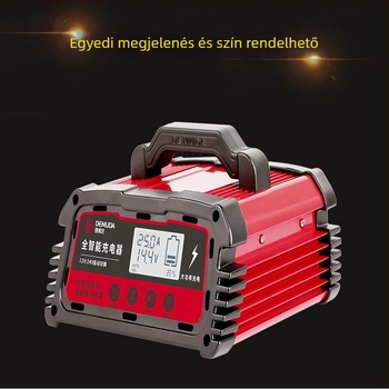 Demda 12V/24V intelligens pulzusjavító autó akkumulátor töltő, Lead-Acid, DC200 sorozat, 2 rekesz, 5A/10A/20A, FCC CE ROHS