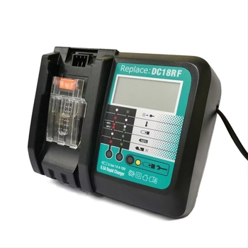 Makita Li-ion akkumulátor töltő DC18RF, 6.5A, 14.4-18V, bemenet 100-240V
