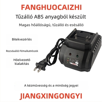 Mu Electric Akkumulátoros Szerszám Töltőállomás – Gyors töltés, Közvetlen töltés Li-ion akkumulátorokhoz elektromos csavarhúzóhoz, Bemenet 100-240V AC, Kimenet DC21V2A, CE tanúsítás