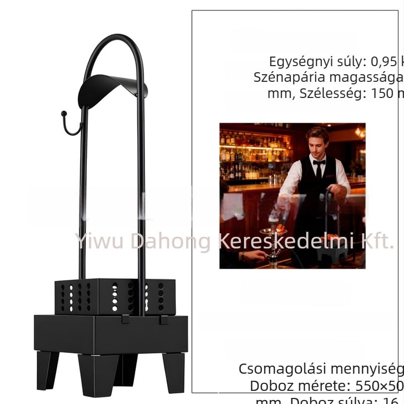 Nargile szénkosár - Fém Dahong, 16 darabos készlet, Testreszabható