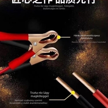 12V-os akkumulátortöltő autókhoz és motorkerékpárokhoz, intelligens töltő