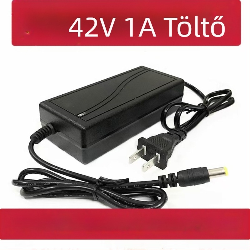 Li-ion akkumulátor töltő, kimenet 42V 2A, bemenet 220V, UL tanúsított